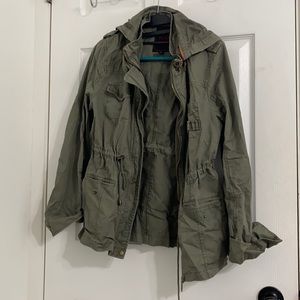 Army green jacket